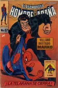 Cover for El Asombroso Hombre Araña (Novedades, 1980 series) #67