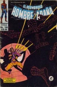 Cover for El Asombroso Hombre Araña (Novedades, 1980 series) #184