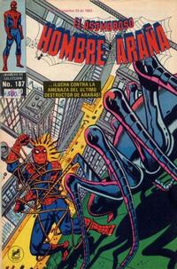 Cover Thumbnail for El Asombroso Hombre Araña (Novedades, 1980 series) #187