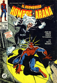 Cover Thumbnail for El Asombroso Hombre Araña (Novedades, 1980 series) #190