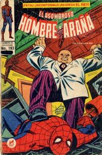 Cover for El Asombroso Hombre Araña (Novedades, 1980 series) #193