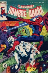 Cover Thumbnail for El Asombroso Hombre Araña (Novedades, 1980 series) #240