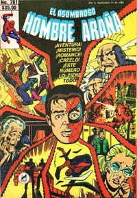 Cover Thumbnail for El Asombroso Hombre Araña (Novedades, 1980 series) #281