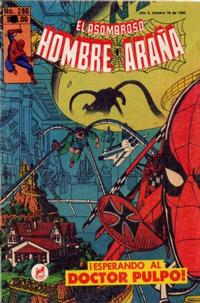 Cover for El Asombroso Hombre Araña (Novedades, 1980 series) #286