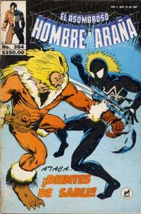 Cover for El Asombroso Hombre Araña (Novedades, 1980 series) #364
