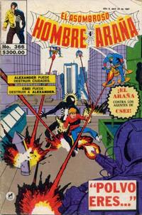 Cover Thumbnail for El Asombroso Hombre Araña (Novedades, 1980 series) #366