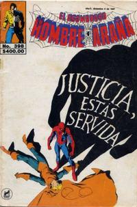 Cover Thumbnail for El Asombroso Hombre Araña (Novedades, 1980 series) #398