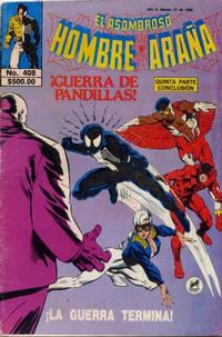 Cover Thumbnail for El Asombroso Hombre Araña (Novedades, 1980 series) #408