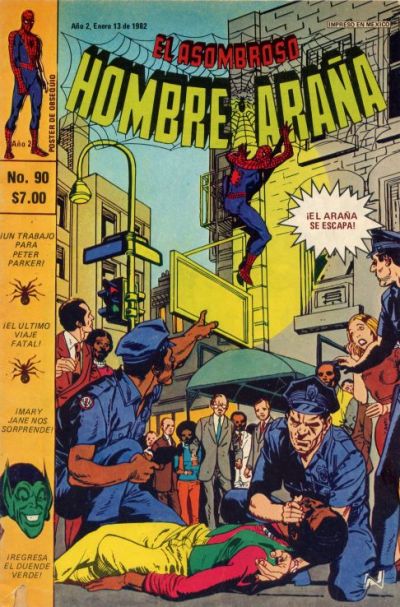 Cover for El Asombroso Hombre Araña (Novedades, 1980 series) #90