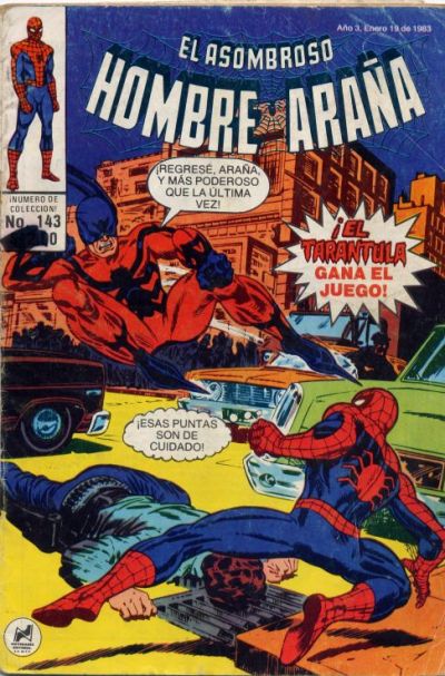 Cover for El Asombroso Hombre Araña (Novedades, 1980 series) #143