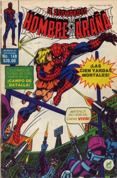 Cover for El Asombroso Hombre Araña (Novedades, 1980 series) #149