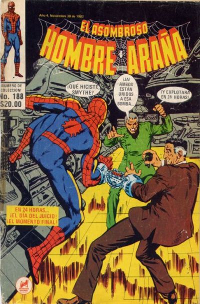 Cover for El Asombroso Hombre Araña (Novedades, 1980 series) #188