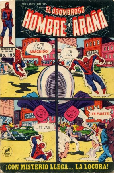 Cover for El Asombroso Hombre Araña (Novedades, 1980 series) #195