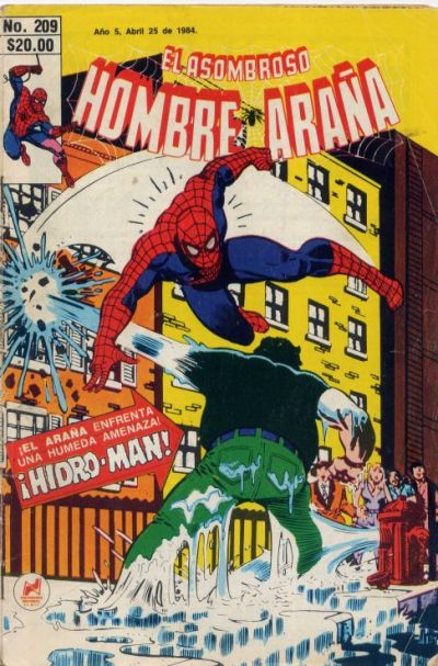 Cover for El Asombroso Hombre Araña (Novedades, 1980 series) #209