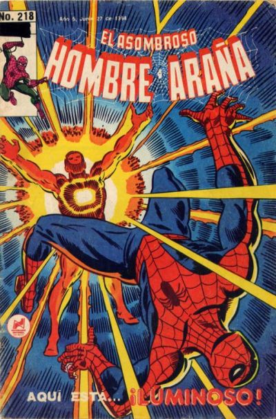 Cover for El Asombroso Hombre Araña (Novedades, 1980 series) #218
