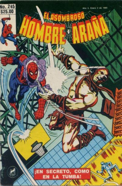 Cover for El Asombroso Hombre Araña (Novedades, 1980 series) #245