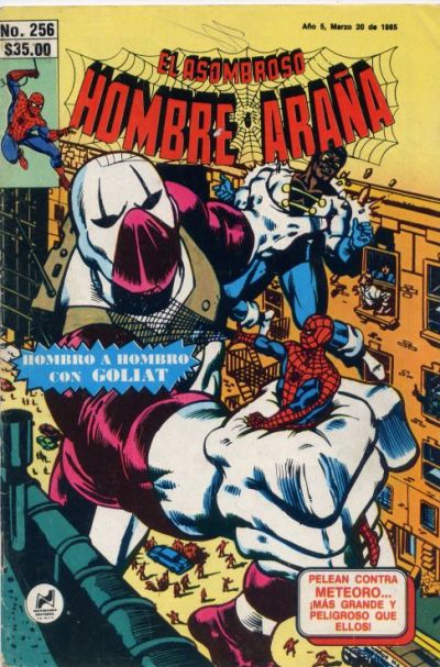 Cover for El Asombroso Hombre Araña (Novedades, 1980 series) #256