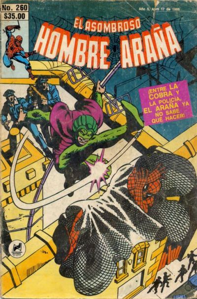 Cover for El Asombroso Hombre Araña (Novedades, 1980 series) #260