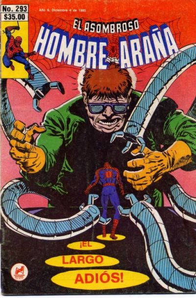 Cover for El Asombroso Hombre Araña (Novedades, 1980 series) #293