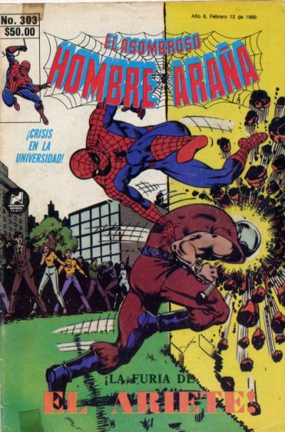 Cover for El Asombroso Hombre Araña (Novedades, 1980 series) #303