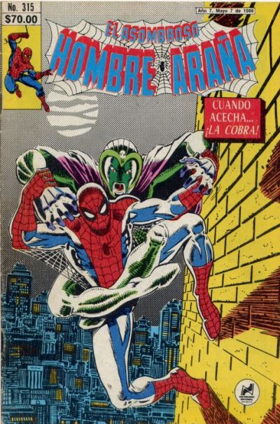 Cover for El Asombroso Hombre Araña (Novedades, 1980 series) #315