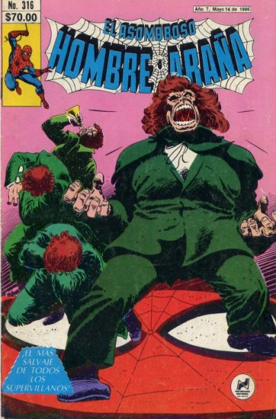 Cover for El Asombroso Hombre Araña (Novedades, 1980 series) #316