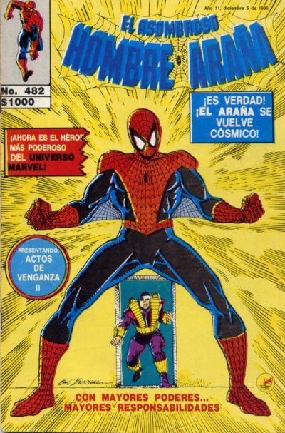 Cover for El Asombroso Hombre Araña (Novedades, 1980 series) #482