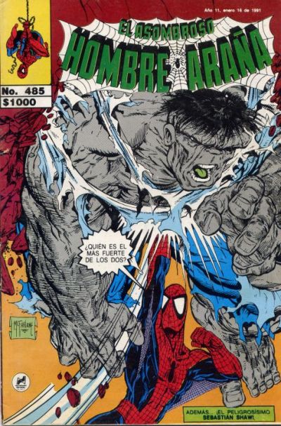 Cover for El Asombroso Hombre Araña (Novedades, 1980 series) #485