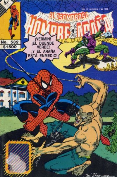 Cover for El Asombroso Hombre Araña (Novedades, 1980 series) #532