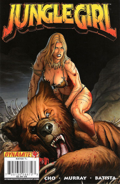 Cover for Jungle Girl (Dynamite Entertainment, 2007 series) #4