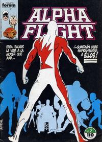 Cover Thumbnail for Alpha Flight (Planeta DeAgostini, 1985 series) #7