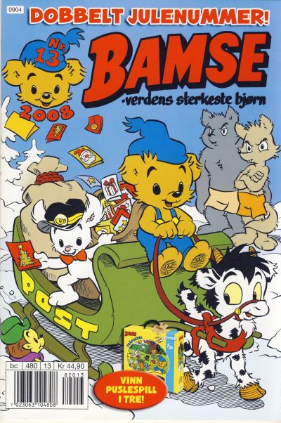 Cover for Bamse (Hjemmet / Egmont, 1991 series) #13/2008
