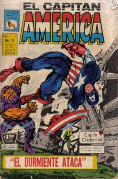 Cover for Capitán América (Editora de Periódicos, S. C. L. "La Prensa", 1968 series) #17
