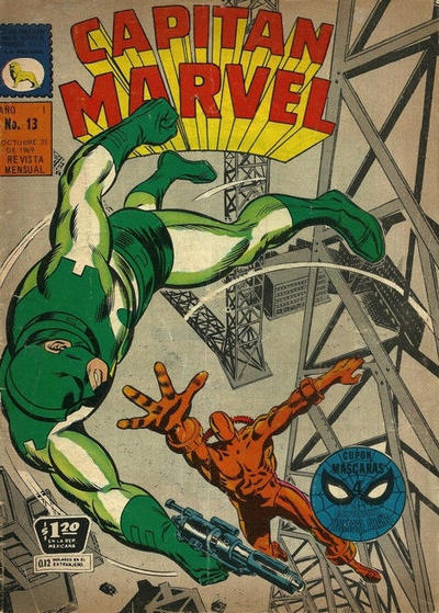 Cover for Capitán Marvel (Editora de Periódicos, S. C. L. "La Prensa", 1968 series) #13