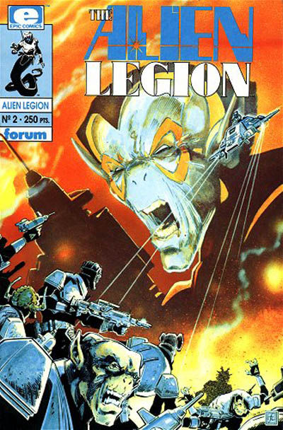 Cover for Alien Legion (Planeta DeAgostini, 1991 series) #2