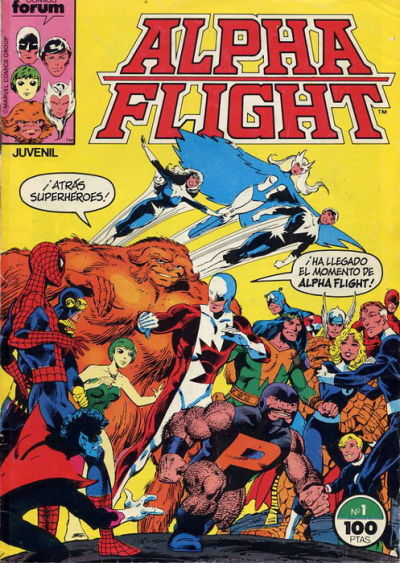 Cover for Alpha Flight (Planeta DeAgostini, 1985 series) #1
