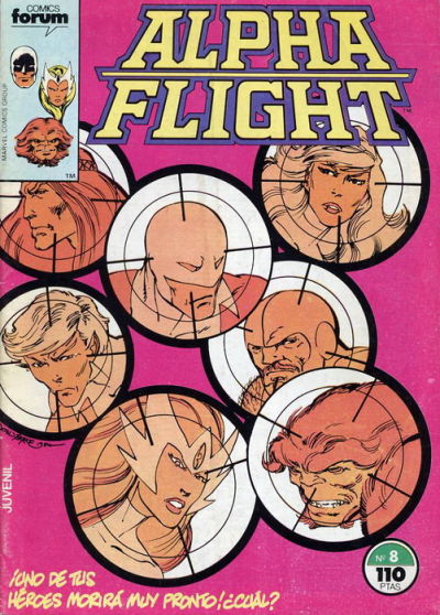 Cover for Alpha Flight (Planeta DeAgostini, 1985 series) #8