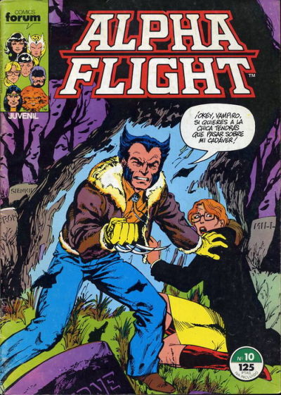 Cover for Alpha Flight (Planeta DeAgostini, 1985 series) #10