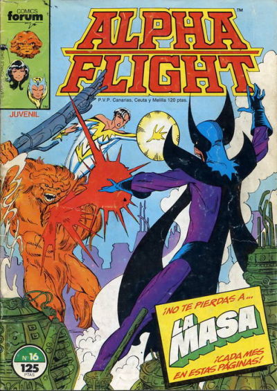 Cover for Alpha Flight (Planeta DeAgostini, 1985 series) #16