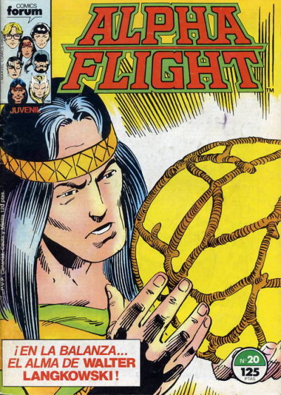 Cover for Alpha Flight (Planeta DeAgostini, 1985 series) #20