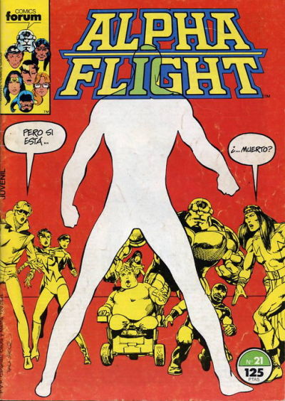 Cover for Alpha Flight (Planeta DeAgostini, 1985 series) #21