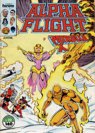 Cover for Alpha Flight (Planeta DeAgostini, 1985 series) #22
