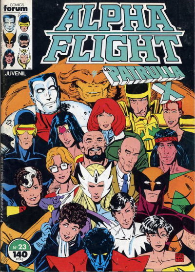 Cover for Alpha Flight (Planeta DeAgostini, 1985 series) #23