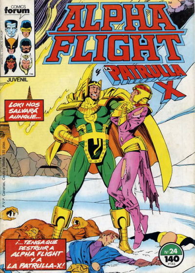 Cover for Alpha Flight (Planeta DeAgostini, 1985 series) #24