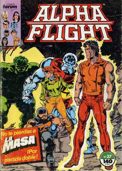 Cover for Alpha Flight (Planeta DeAgostini, 1985 series) #27