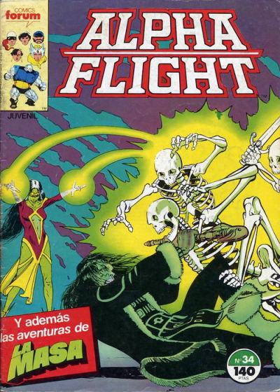 Cover for Alpha Flight (Planeta DeAgostini, 1985 series) #34