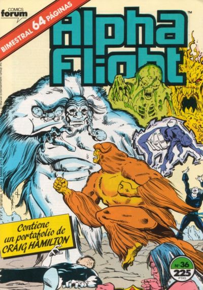 Cover for Alpha Flight (Planeta DeAgostini, 1985 series) #36