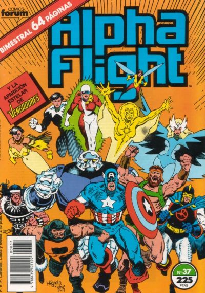 Cover for Alpha Flight (Planeta DeAgostini, 1985 series) #37