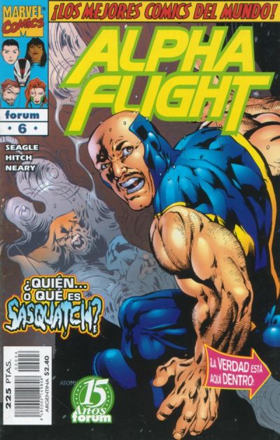 Cover for Alpha Flight (Planeta DeAgostini, 1998 series) #6
