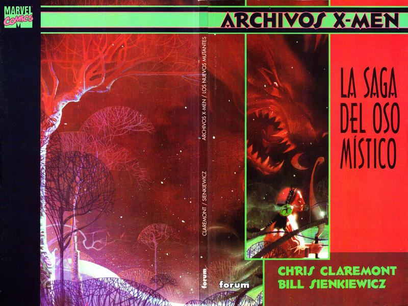 Cover for Archivos X-Men (Planeta DeAgostini, 1995 series) #1 - Los Nuevos Mutantes: La Saga del Oso Místico
